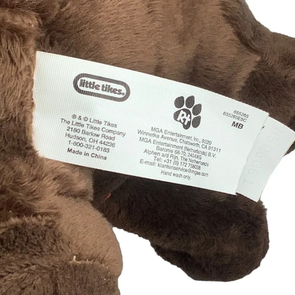 Little Tikes Rescue Tales Chocolate Lab Puppy Dog Plush Stuffed Animal Toy 9